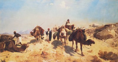 रेगिस्तान को पार करना द्वारा Jean Leon Gerome